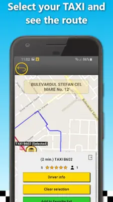 TAXI Fulger Oradea android App screenshot 1