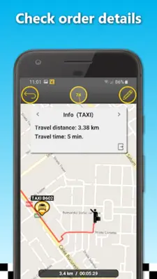 TAXI Fulger Oradea android App screenshot 2